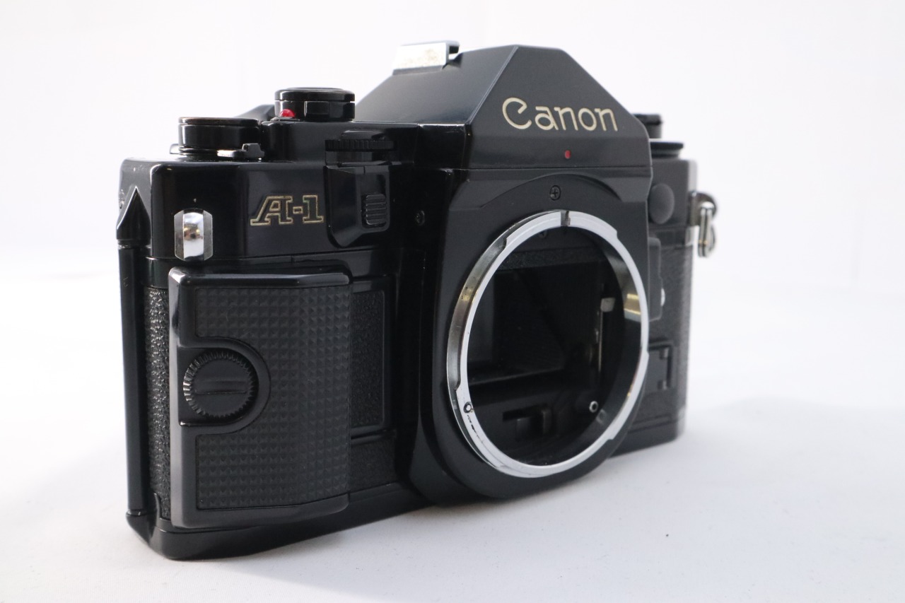 Canon キヤノン キャノン A-1 ブラックボディ MFフィルムカメラ