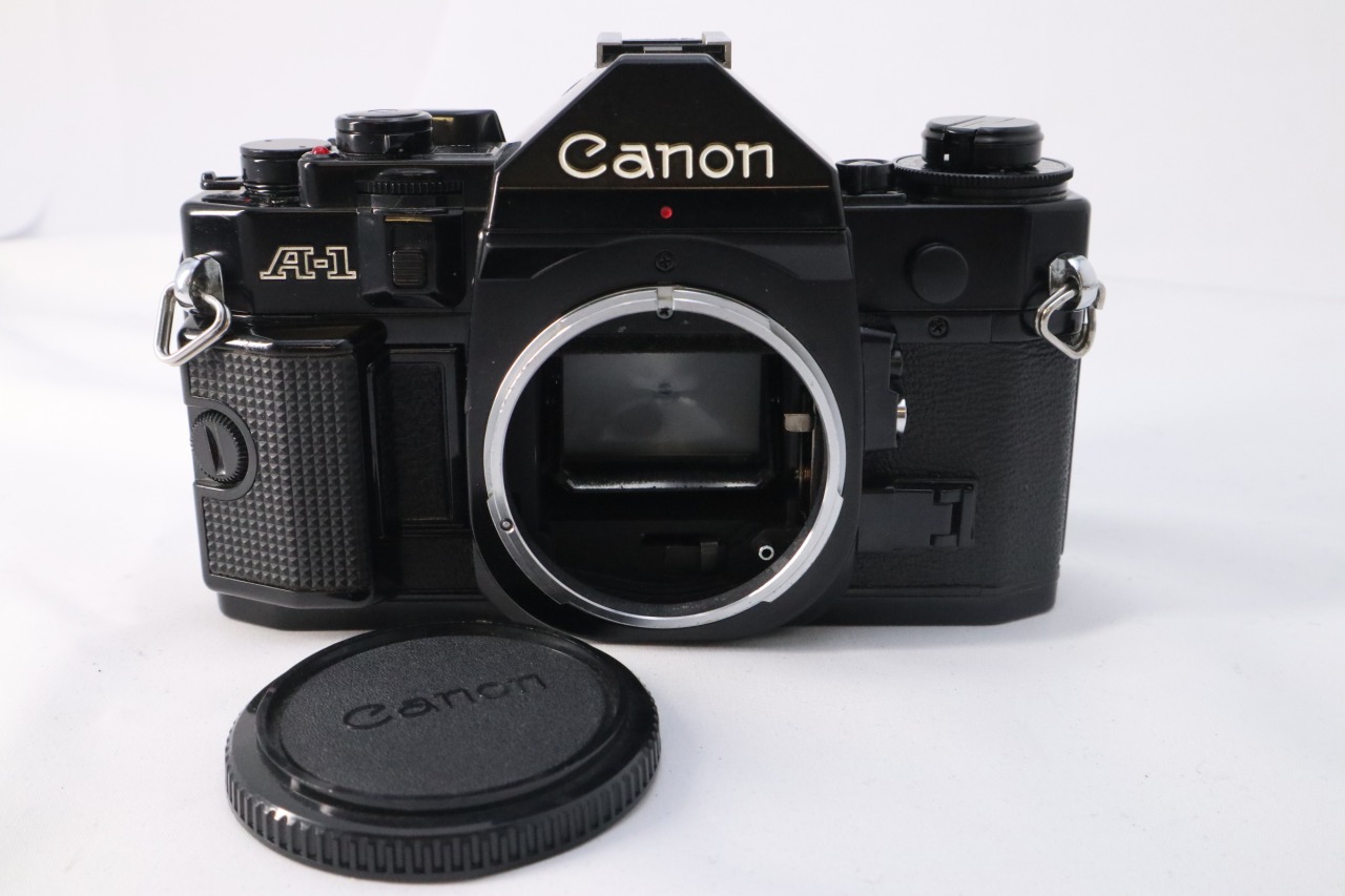 Canon キヤノン キャノン A-1 ブラックボディ MFフィルムカメラ