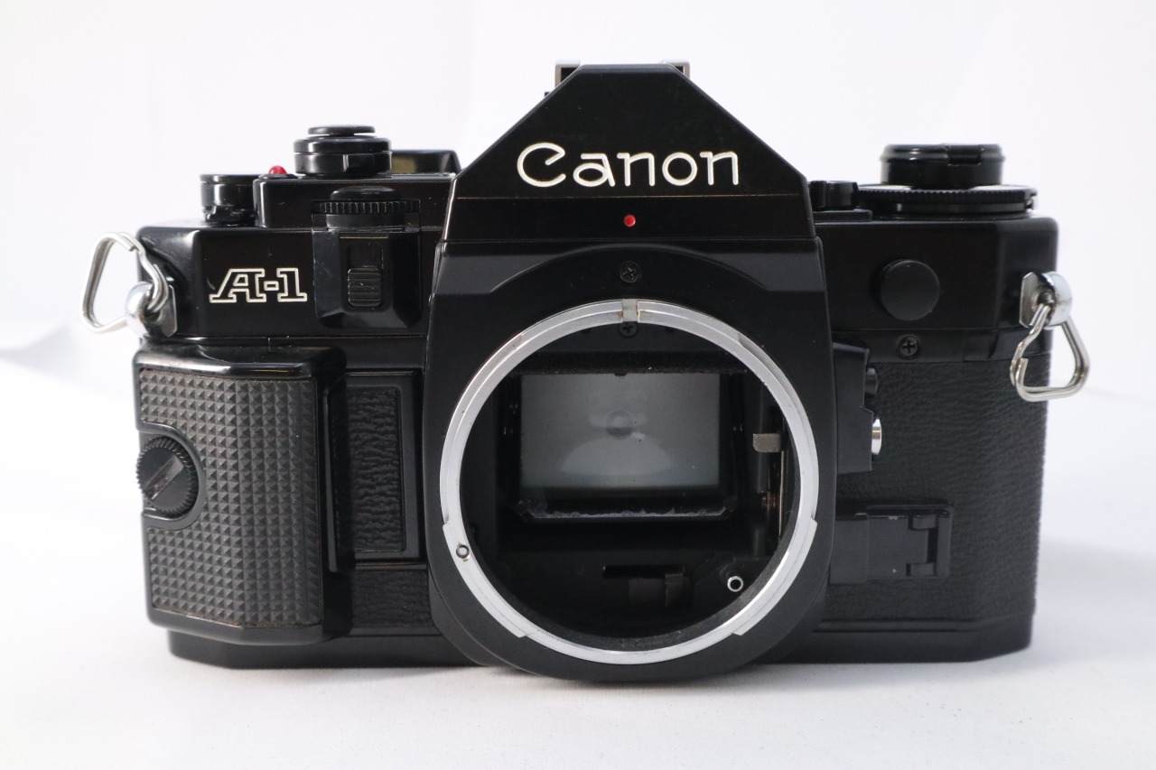 Canon キヤノン キャノン A-1 ブラックボディ MFフィルムカメラ